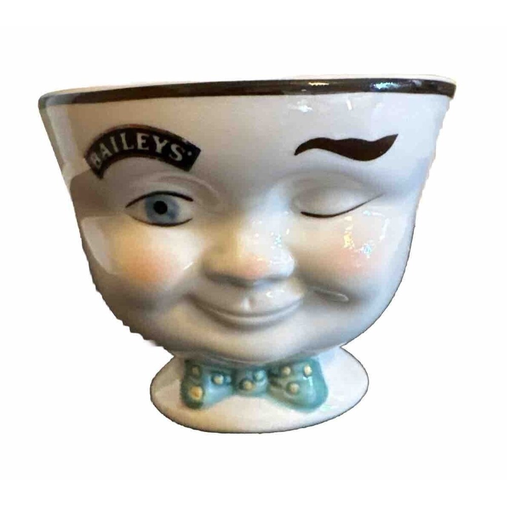 Bailey's 1996 Limited Edition Wink Yum Bowtie Figural Open Sugar Bowl